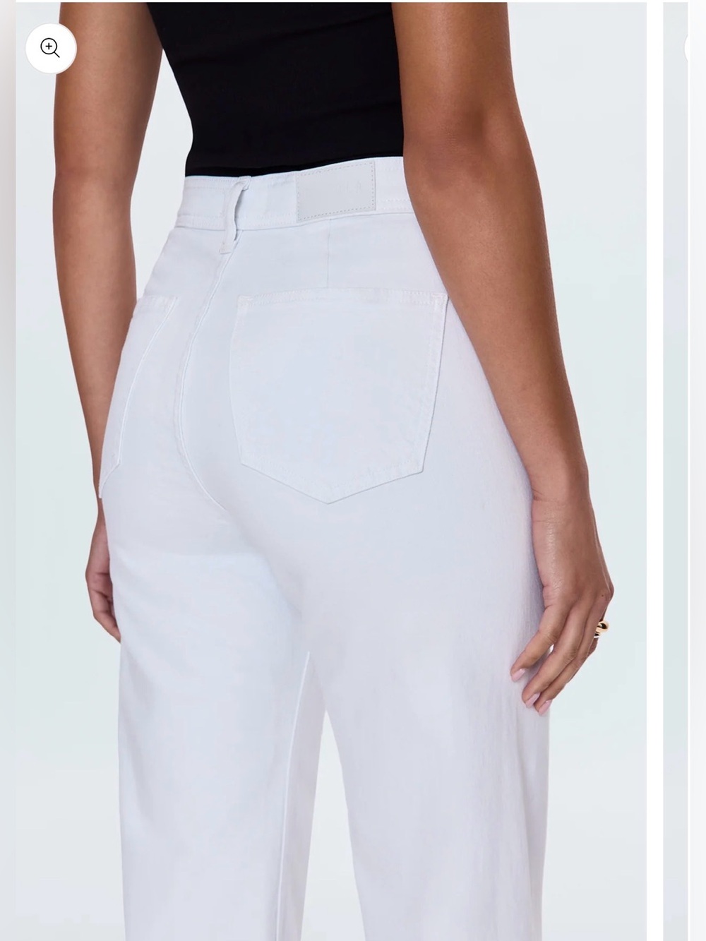 NWT - Pistola Penny High Rise Wide Leg Jeans- white - Picture 2 of 5